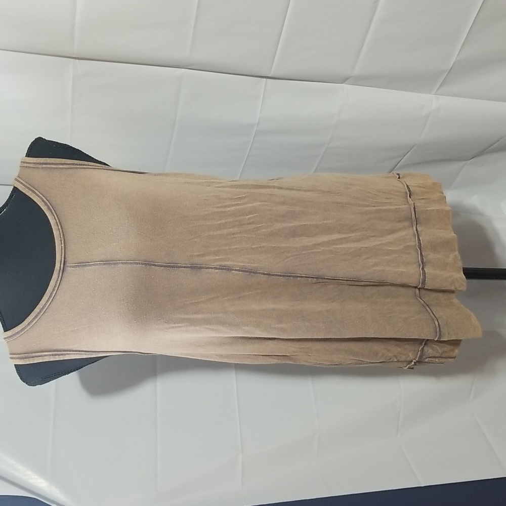 Ladies distressed tank top